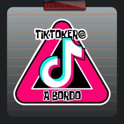 Pegatina Coche Tik-Tok