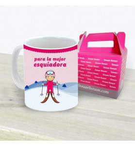 Taza Esquiadora
