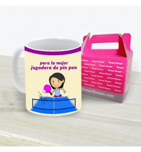 Taza Pin Pon Chica