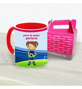Taza Portera Fútbol