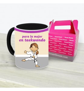 Taza Taekwondo Chica