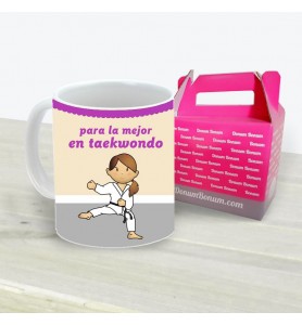 Taza Taekwondo Chica
