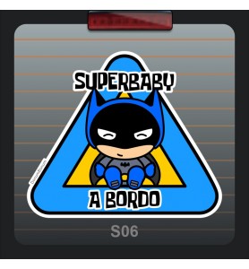 Pegatina Coche Mr. Batman