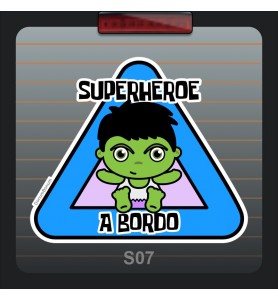 Pegatina Coche Mr. Hulk