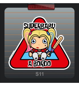Pegatina Coche Harley Quinn