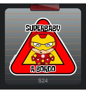 Pegatina Coche Iron Man