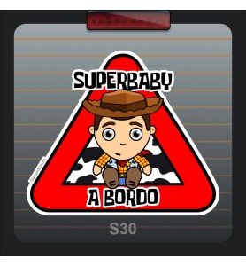 Pegatina Coche Sheriff...
