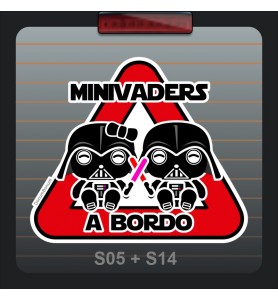 Pegatina Coche Los Vader