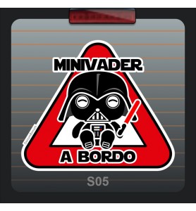 Pegatina Coche Mr. Vader
