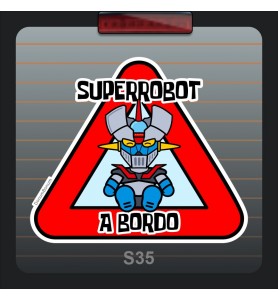 Pegatina Coche Mazinger Z