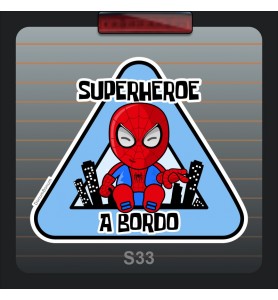 Pegatina Coche Spiderman