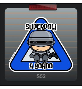 Pegatina Coche Robocop