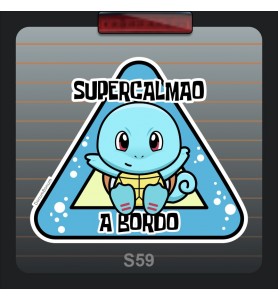 Pegatina Coche Squirtle