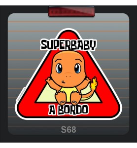 Pegatina Coche Charmander