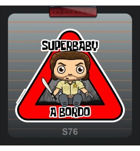 Pegatina Coche Rick Grimes...