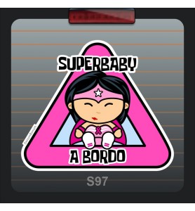 Pegatina Coche SuperMujer