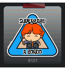 Pegatina Coche Ron Weasley...