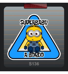 Pegatina Coche Minion
