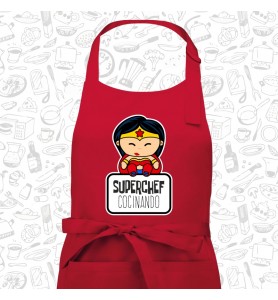 Delantal Adulto Wonder Woman