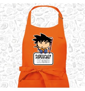 Delantal Adulto Goku (Bola...