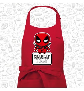 Delantal Adulto Deadpool