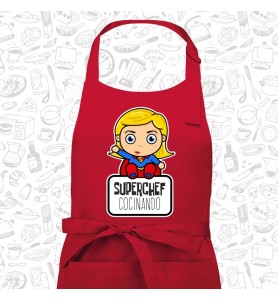Delantal Adulto Super Woman