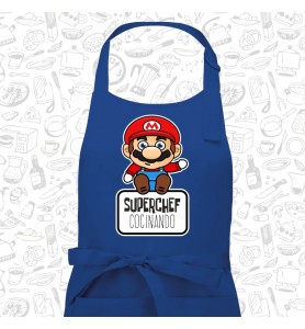 Delantal Adulto Super Mario...