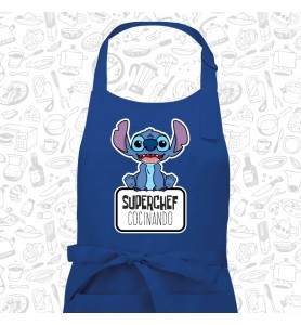 Delantal Adulto Stitch