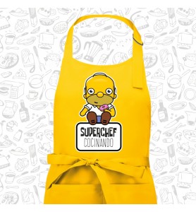 Delantal Adulto Homer Simpson