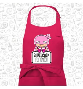 Delantal Adulto Capitana Rosa