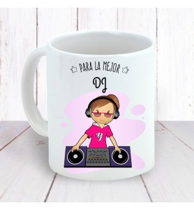 Taza DJ Chica