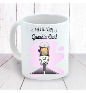 Taza Guardia Civil Moto Chica