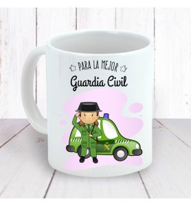 Taza Guardia Civil Coche Chica