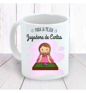 Taza Jugadora Cartas