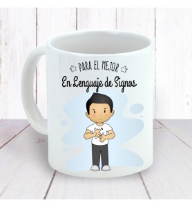 Taza Lenguaje De Signos Chico