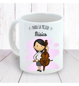 Taza Músico Chica