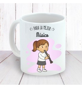 Taza Músico Clarinete Chica