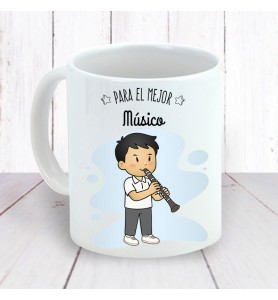 Taza Músico Clarinete Chico