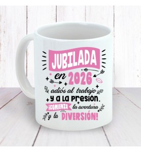 Taza Jubilada Diversión 2026