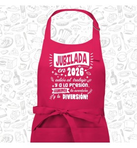 Delantal Adulto Jubilada 2026