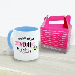 Taza Profe Dibujo Chica