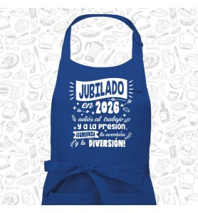 Delantal Adulto Jubilado 2026