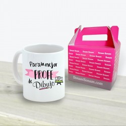 Taza Profe Dibujo Chica