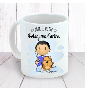 Taza Peluquero Canino