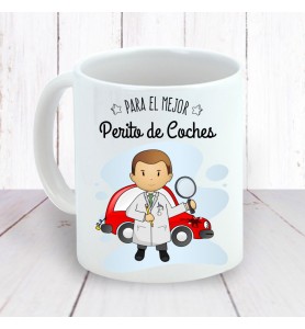 Taza Perito Coches Chico