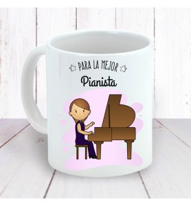 Taza Pianista Chica