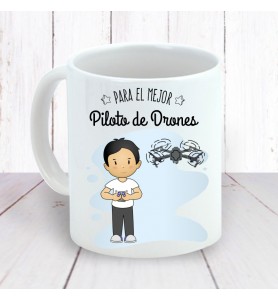 Taza Piloto De Drones Chico