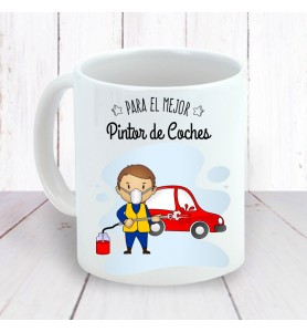 Taza Pintor Coches