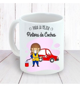 Taza Pintora Coches