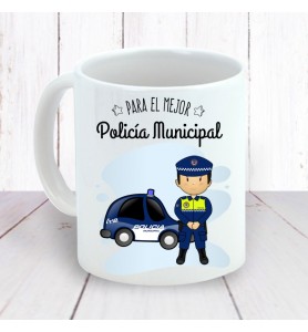 Taza Policía Municipal Chico